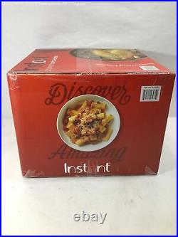 Instant Precision 6 Quart Cast Iron Dutch Oven Red DOMC6001 NEW, Sealed