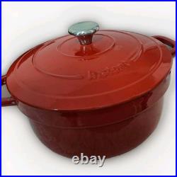 Intant Pot 5-in-1 Cast Iron Electric Dutch Oven, 6-Quart, 1500W Digital Display