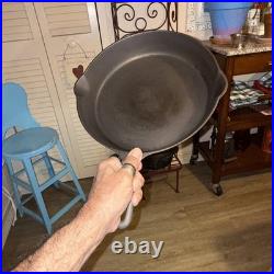 Iron Mountain #9 1082 Cast Iron Skillet By Griswold PAN Sits Flat GORGEOUS