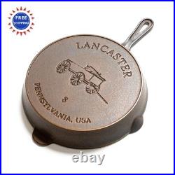 Iron Skillet 10.5 Pre Seasoned Frying Pan Made in USA Cast Lightweight Lancaster Iron Skillet 10.5 Pre Seasoned Frying Pan Made in USA Cast Lightweight Lancaster