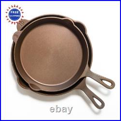 Iron Skillet 10.5 Pre Seasoned Frying Pan Made in USA Cast Lightweight Lancaster Iron Skillet 10.5 Pre Seasoned Frying Pan Made in USA Cast Lightweight Lancaster