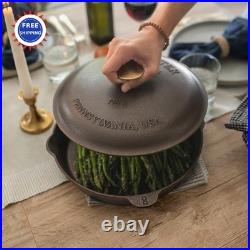 Iron Skillet 10.5 Pre Seasoned Frying Pan Made in USA Cast Lightweight Lancaster