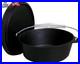 King Kooker 16 Qt. Seasoned Cast Iron Dutch Oven with Cast Iron Lid, Black CI16