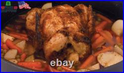 King Kooker 16 Qt. Seasoned Cast Iron Dutch Oven with Cast Iron Lid, Black CI16