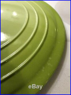 Kiwi 6.75 Qt Wide Risotto #30 LE CREUSET Dutch Oven EUC Vert Fruit Lime Green