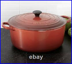 LE CREUSET 13.25 qt Classic Round Dutch Oven Cerise Cherry Red NEW In Box