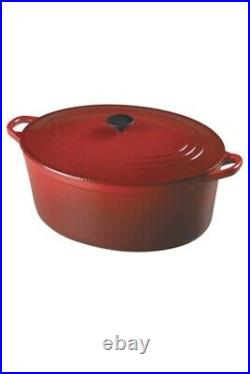 LE CREUSET 15.5 QT GOOSE Pot Cerise Cherry Red Classic Oval Dutch Oven NewIn Box