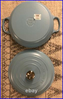 LE CREUSET #32 Braiser 5Qt Rare Color! Sugar Blue NIB