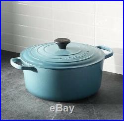 LE CREUSET 7.25QT Round Dutch Oven Caribbean Blue NEW In Box 1st Quality