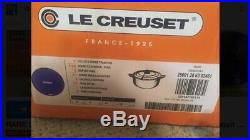 LE CREUSET 7.25QT Round Dutch Oven Cobalt Blue NEW In Box 1st Quality