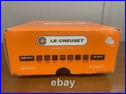 LE CREUSET- Cast Iron Enamel DOUFEU Dutch Oven #20 Ocean 2.5 QT