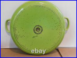 LE CREUSET Enameled Cast Iron Dutch Oven Round 26 Green 10.5