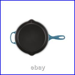 LE CREUSET Signature Enamelled Cast Iron Deep Skillet 10 1/4 Inch Blueberry LE CREUSET Signature Enamelled Cast Iron Deep Skillet 10 1/4 Inch Blueberry