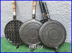 LOT of 28 Griswold & Wagner Ware Cast Iron Pans, Dutch Oven, Diamond G RARE