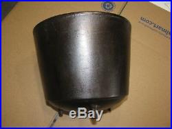 LQQK SMALL # 7 3 LEG CAST IRON BEAN POT / KETTLE 8 3/4 in WIDE 7 3/8 in TALL