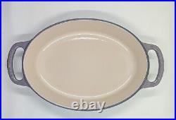 La Creuset Signature Enameled Cast Iron Oval Baker 1 Quart Oyster