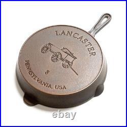 Lancaster Cast Iron 10.5 Pre-Seasoned Frying Pan Made in USA