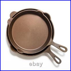 Lancaster Cast Iron 10.5 Pre-Seasoned Frying Pan Made in USA