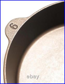 Lancaster Cast Iron No. 6 skillet 8 3/4 inch diameter Pre-seasoned Frying Pan