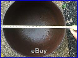 Large Antique Cast Iron Cauldron Pot, Gatemarked, 3 Leg Kettle