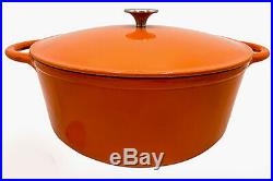 Le Chef 20-Piece Enameled Cast Iron Cookware Set, Orange. On Sale