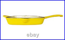 Le Chef 5-Piece ALL Enamel Cast Iron Cookware Set. (Multi-Colored, R.)