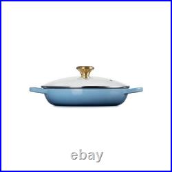 Le Creuset 2.25-Qt. Enameled Cast Iron Braiser with Glass Lid