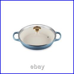Le Creuset 2.25-Qt. Enameled Cast Iron Braiser with Glass Lid