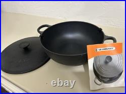 Le Creuset 2 5/8 qt C. I. Soup Pot Matte Black