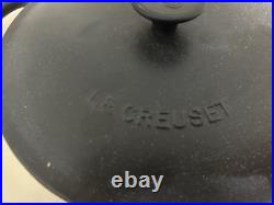 Le Creuset 2 5/8 qt C. I. Soup Pot Matte Black