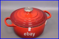 Le Creuset 2-Qt. Signature Enameled Cast Iron Round Dutch Oven, Cerise