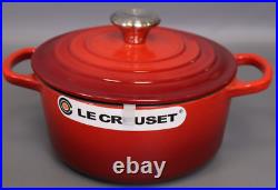 Le Creuset 2-Qt. Signature Enameled Cast Iron Round Dutch Oven, Cerise