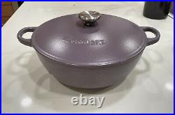 Le Creuset #24 4 Qt Plum Dutch Oven Purple Cassis