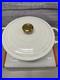 Le Creuset 28 Round White Enameled Cast Iron Casserole Pot with Lid