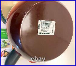 Le Creuset 2L / 2.25 QT Tomato-Shaped Covered Cast Iron Casserole / Cocotte RED