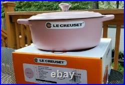 Le Creuset 3.5 Qt Oval Dutch Oven Sugar Pink Matte Pink Cast Iron