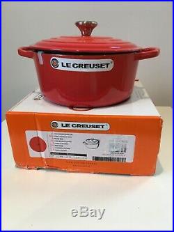 Le Creuset 3.5 Qt Signature Dutch Oven-Retails $360-Coral