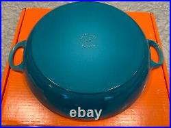 Le Creuset 3.5 qt cast iron braiser Caribbean Teal