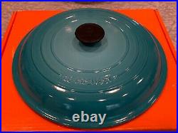 Le Creuset 3.5 qt cast iron braiser Caribbean Teal