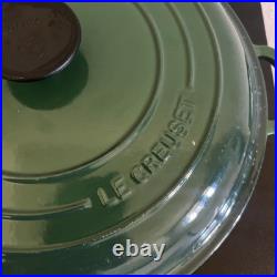 Le Creuset 30 Green Shallow Casserole/braiser 3-1/2 Qt Cast Iron