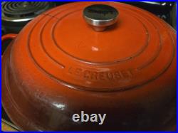 Le Creuset #32 Signature Enameled Cast Iron Braiser 5Qt Red with Lid
