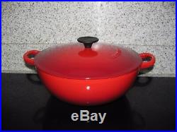 Le Creuset 4-1/4 Qt. Red Soup Pot #26 (4.1 L) Cast Iron