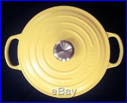 Le Creuset 5.5 qt Round Dutch Oven Matte Mimosa