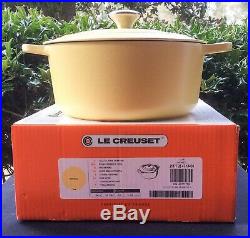 Le Creuset 5.5 qt Round Dutch Oven Matte Mimosa