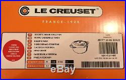 Le Creuset 5.5 qt. Round Dutch Oven with Lid Cerise/Cherry Red EUC AMAZING DEAL