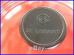 Le Creuset 5.5-quart Round Dutch Oven With Lid Chili Red #26 Brand New (no box)