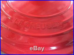 Le Creuset 5.5-quart Round Dutch Oven With Lid Chili Red #26 Brand New (no box)