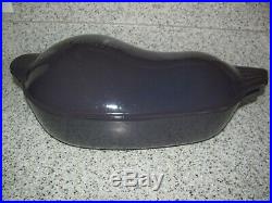 Le Creuset 5 Qt Eggplant Purple Cast Iron Dutch Oven Casserole Aubergine RARE