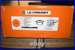 Le Creuset 7.25 Quart Round, Enameled Cast Iron Dutch Oven, Flame