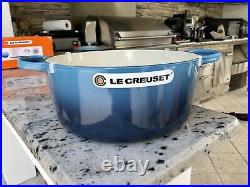 Le Creuset 7.25 RARE Blue Ombre Dutch Oven Cast Iron NEW